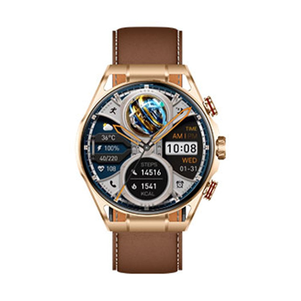 HEYPLUS GTR Bluetooth-compatible Call Smart Watch 1.6 Inch AMOLED Round Screen Fitness Tracker