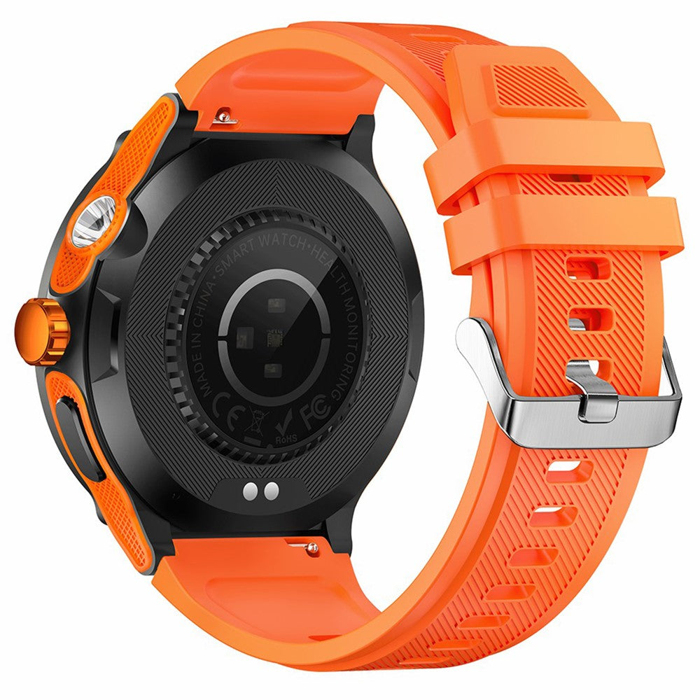 KT76 3ATM Waterproof Health Monitor 1.53-inch Bluetooth-compatible Smart Watch with Flashlight