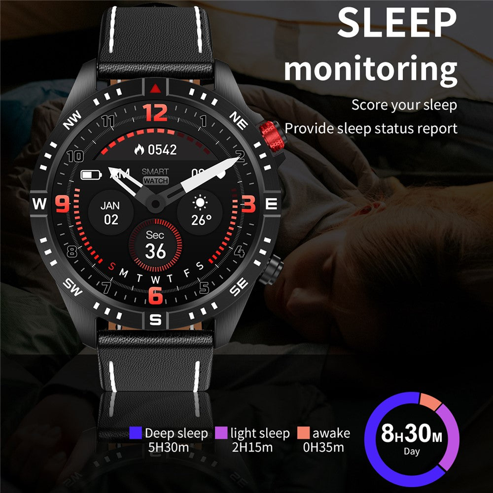 CY800 1.6-inch Bluetooth-compatible Calling Sport Watch Waterproof Smart Watch Heart Rate Sleep Monitoring