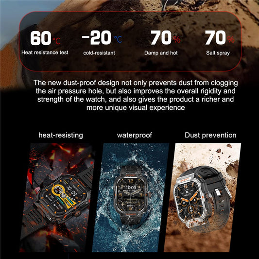 GT55 2-in-1 Bluetooth-compatible TWS Earphone Smart Watch Health Monitoring Bluetooth-compatible Calling Sports Watch