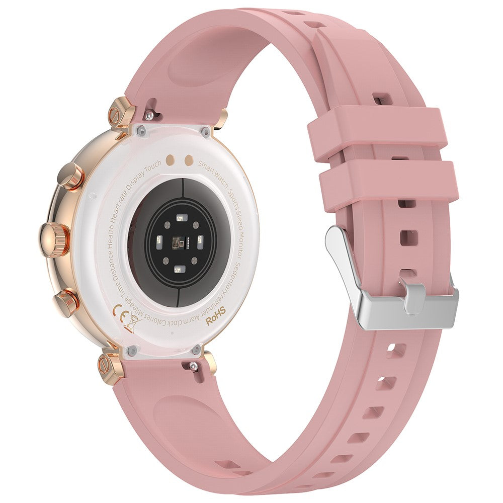 TK28 Women ECG Bluetooth-compatible Call Watch Body Temperature Health Monitor Smart Watch, Silicone Strap (CE Certified)