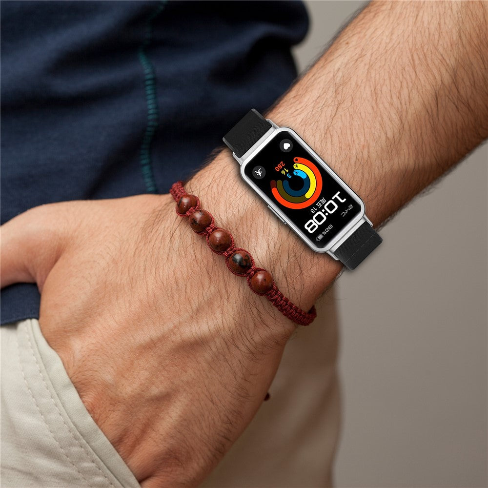 Watch Band for Huawei Band 10 NFC / 10 / 9 NFC / 9 / 8 NFC / 8 Nylon Elastic Braided Strap