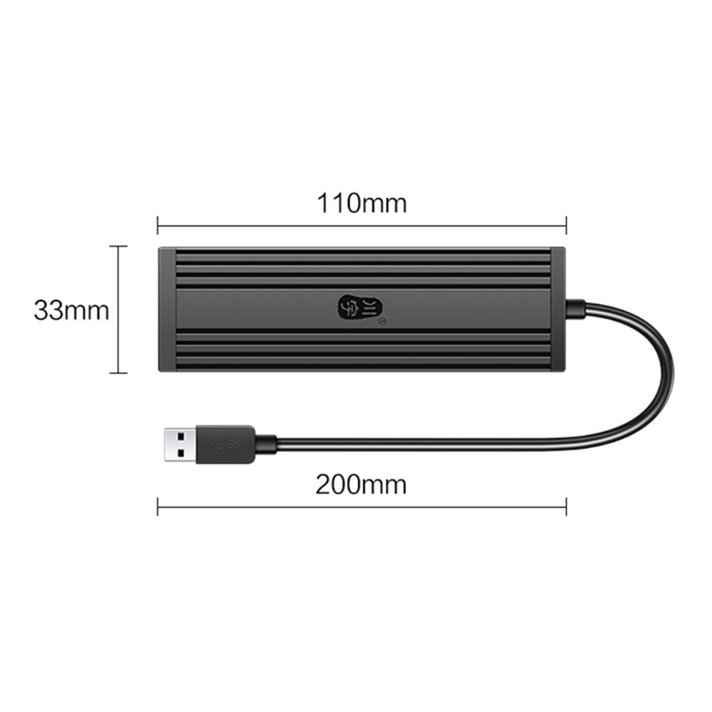 KAWAU H305-20 USB Extension Dock Station Hub to 4xUSB 3.0 Ports Supports 5Gbps High Speed Data Transfer