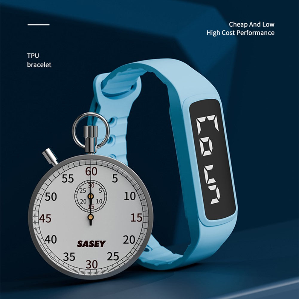 CD5-UD Pedometer Sports Wristband Sleep Monitoring Countdown Stopwatch Alarm Bracelet