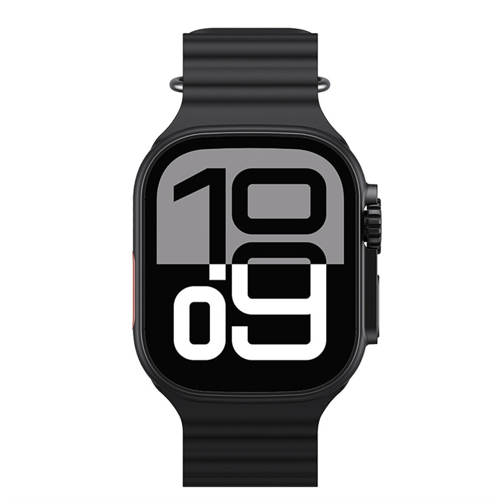 USAMS AT03 2.01 inch Smart Watch Bluetooth-Compatible Sports Tracking Voice Assistant Wristwatch for Android iOS