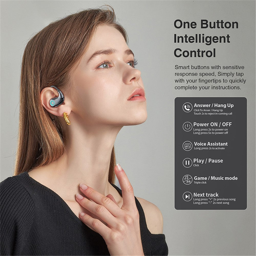 HILEO hi76 Open Ear Air Conduction Headphones ENC Noise Reduction Sports Bluetooth-compatible Earphones