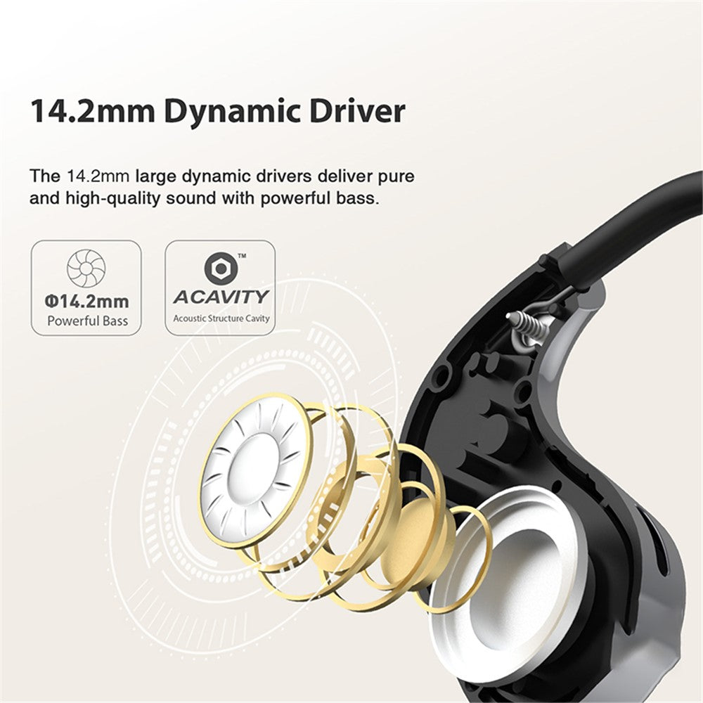 HILEO hi76 Open Ear Air Conduction Headphones ENC Noise Reduction Sports Bluetooth-compatible Earphones