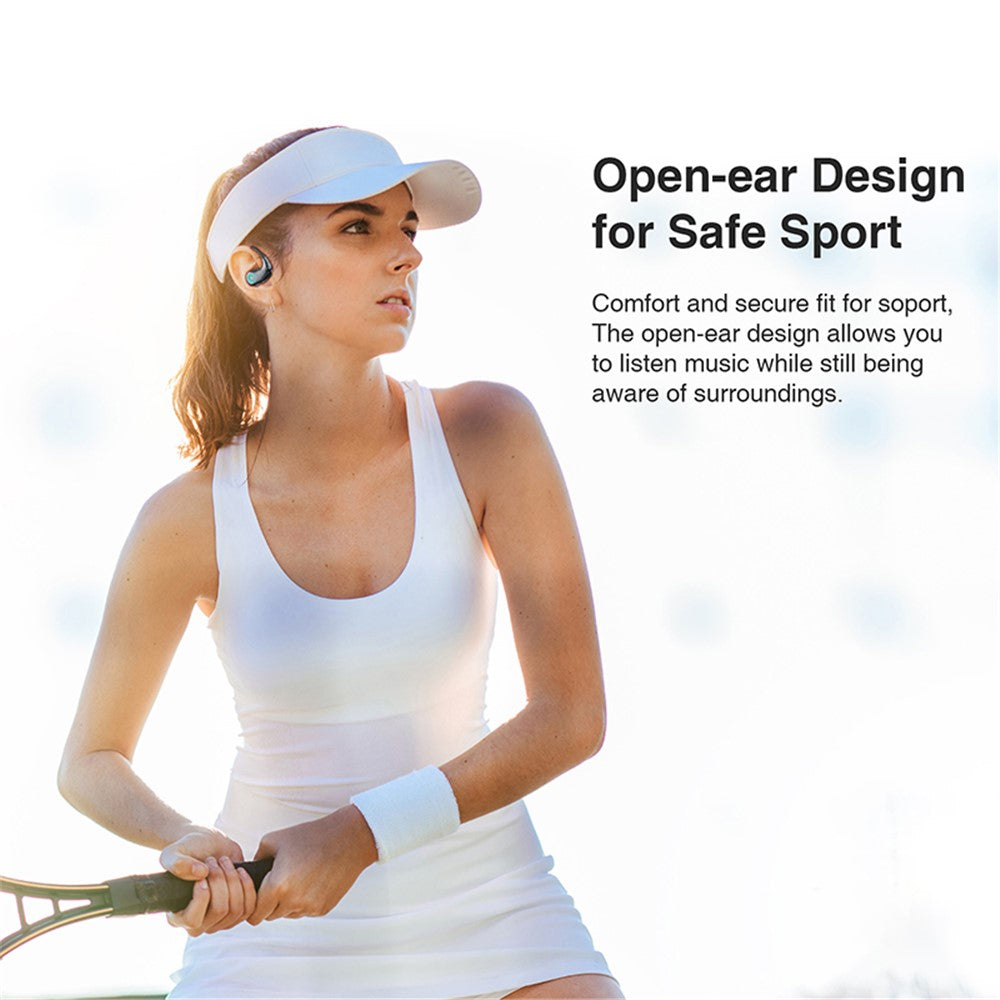 HILEO hi76 Open Ear Air Conduction Headphones ENC Noise Reduction Sports Bluetooth-compatible Earphones