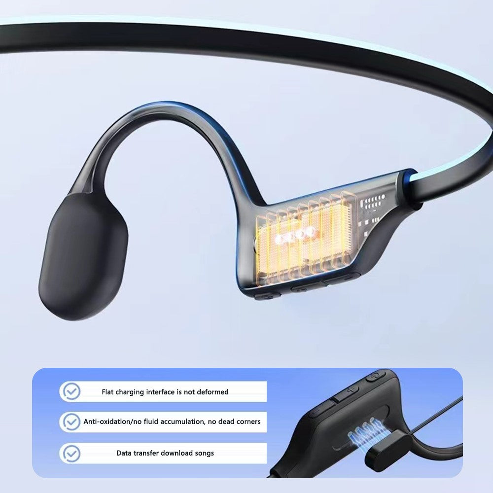 REMAX RB-S11 Bluetooth-compatible Earphones IP68 Waterproof Bone Conduction Sports Headphones