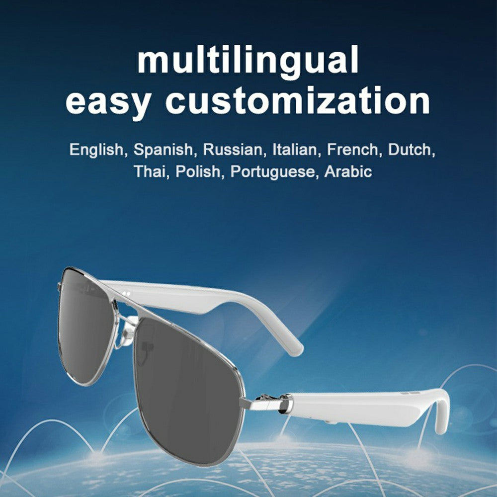 G01-01 Polarized Sunglasses Cycling Smart Glasses Bluetooth-compatible Wireless Earphone (CE Certified)