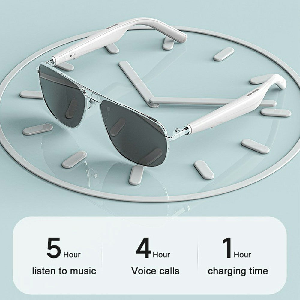 G01-01 Polarized Sunglasses Cycling Smart Glasses Bluetooth-compatible Wireless Earphone (CE Certified)