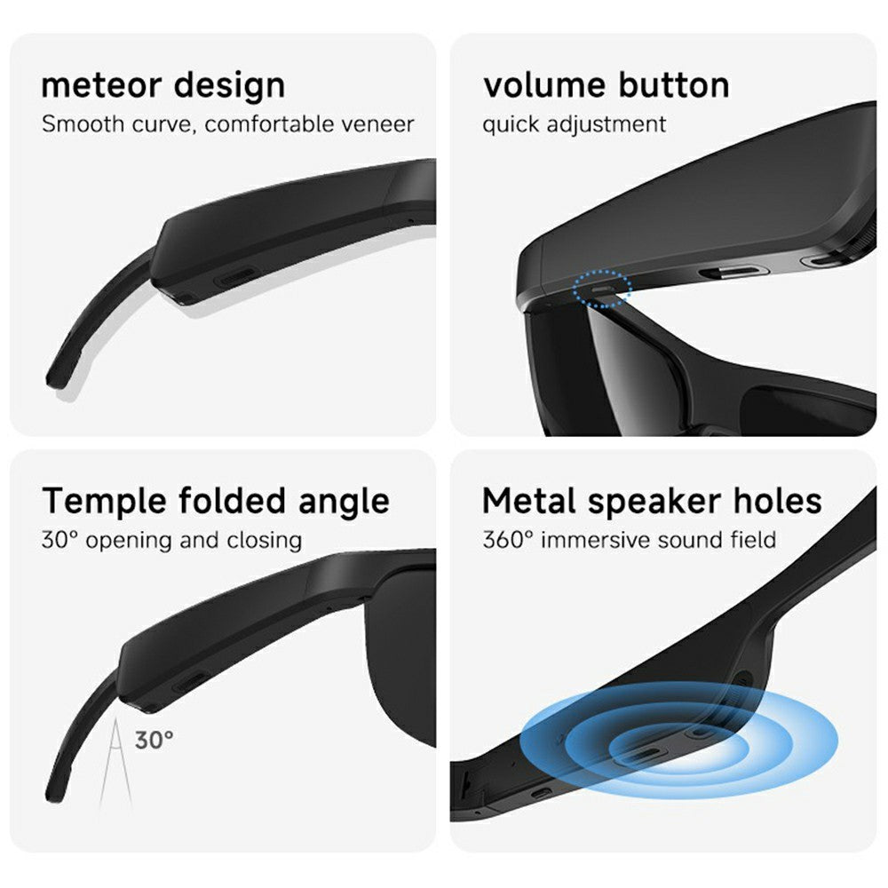 G02 Cycling Smart Glasses Bluetooth-compatible Wireless Earphone Polarized Sunglasses (CE Certified)