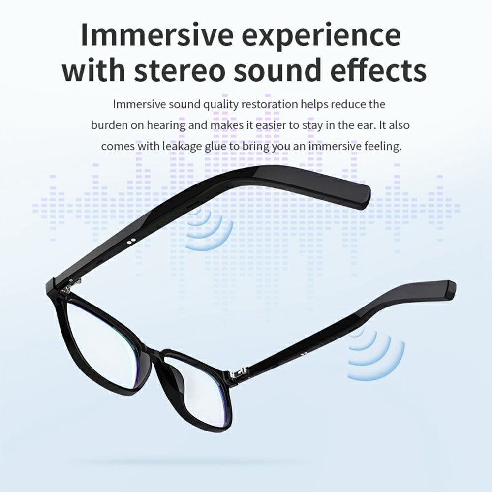 G05-T3 Bluetooth-compatible Smart Sunglasses Earphone with Anti-Blue-Ray Lens+Magnetic Lens+Night Vision Lens (CE Certified)