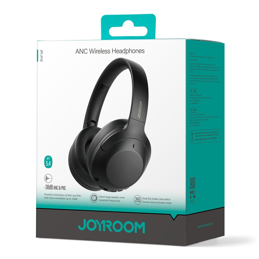 JOYROOM JR-JH2 Over-Ear Headphones Wireless Bluetooth-compatible 5.4 ANC Noise Canceling Headset