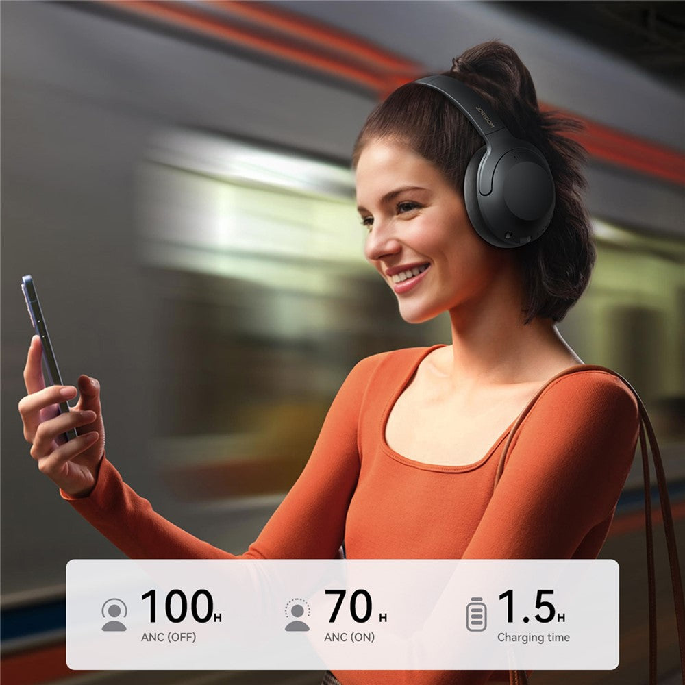 JOYROOM JR-JH2 Over-Ear Headphones Wireless Bluetooth-compatible 5.4 ANC Noise Canceling Headset