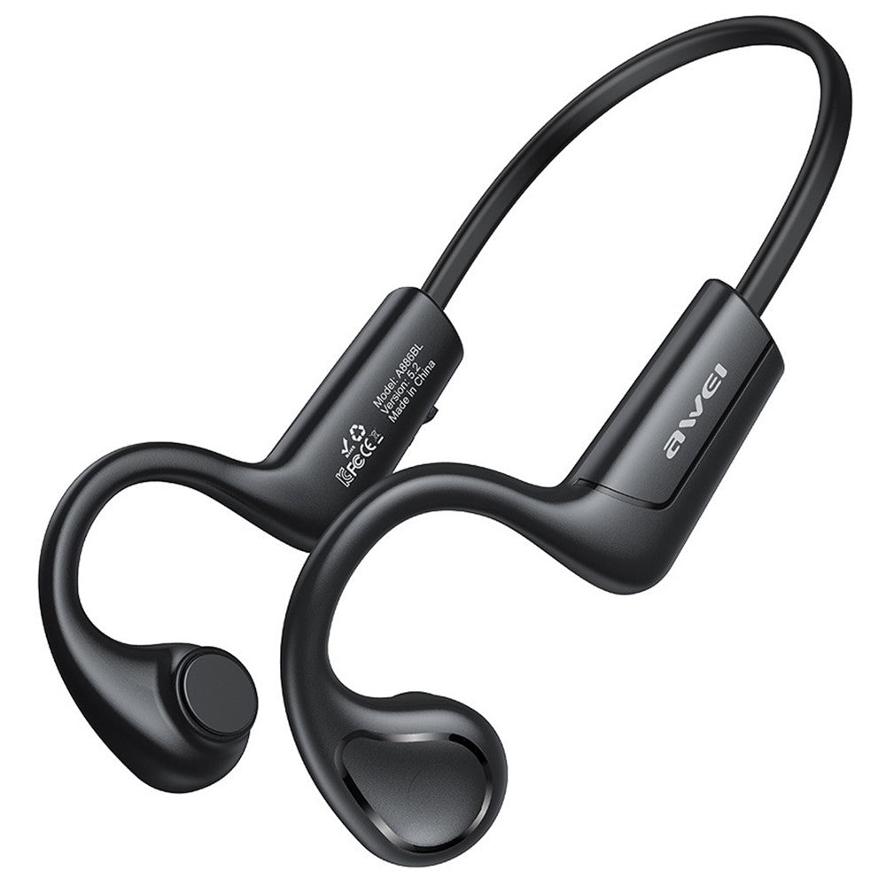 AWEI A886BL Air Conduction Bluetooth-compatible Headphones Noise Reduction Sports Wireless Earphones