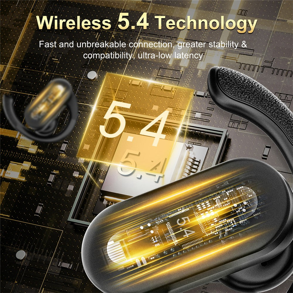 SP36 ENC Noise Reduction Wireless Bluetooth-compatible Sports Earphones with Rotating Hook