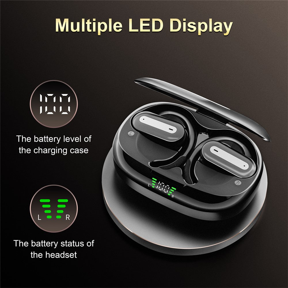 SP36 ENC Noise Reduction Wireless Bluetooth-compatible Sports Earphones with Rotating Hook