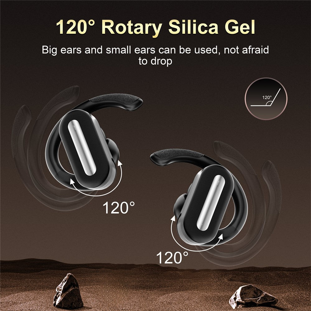 SP36 ENC Noise Reduction Wireless Bluetooth-compatible Sports Earphones with Rotating Hook