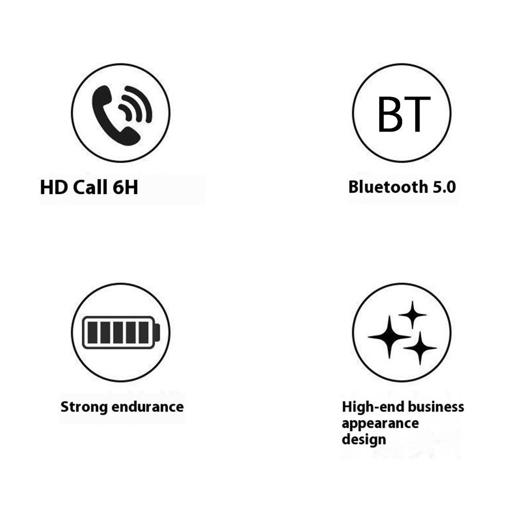 DUDAO U7S Single Ear Wireless Bluetooth-compatible Headset Business Sports Music Call In-Ear Earphone
