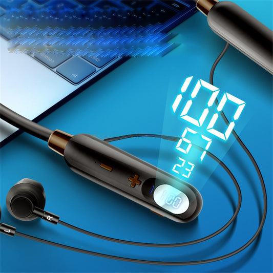 AKZ-R18 ENC Noise Canceling Bluetooth-compatible Headphones Power Display Sports Wireless Earphones