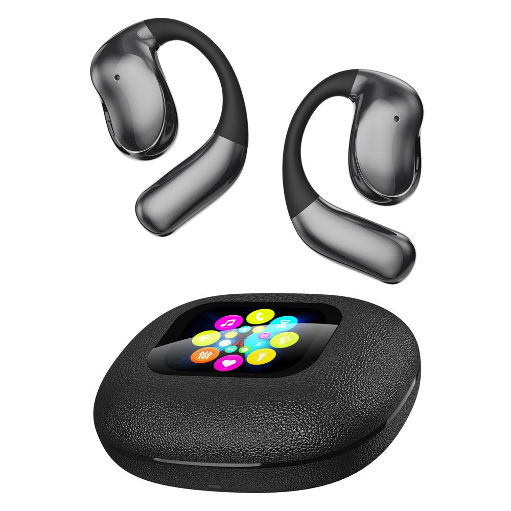 YJ33 Bluetooth-compatible Earphones Noise Reduction Wireless Earhooks with Touch Control Charging Case