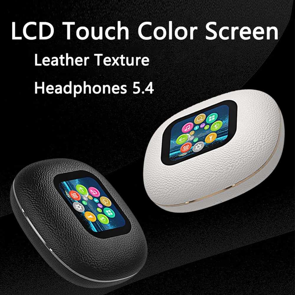 YJ33 Bluetooth-compatible Earphones Noise Reduction Wireless Earhooks with Touch Control Charging Case