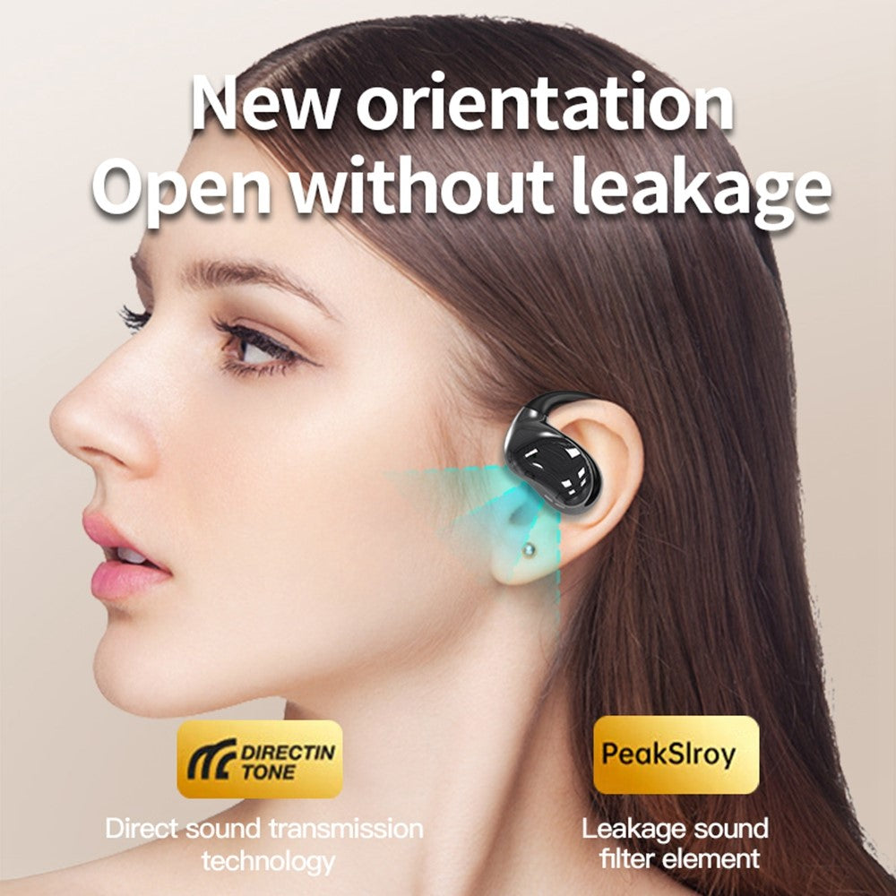 YJ33 Bluetooth-compatible Earphones Noise Reduction Wireless Earhooks with Touch Control Charging Case