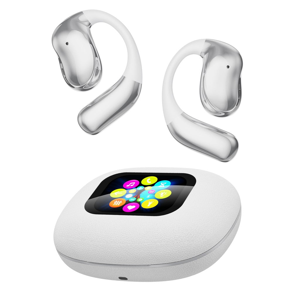 YJ33 Bluetooth-compatible Earphones Noise Reduction Wireless Earhooks with Touch Control Charging Case