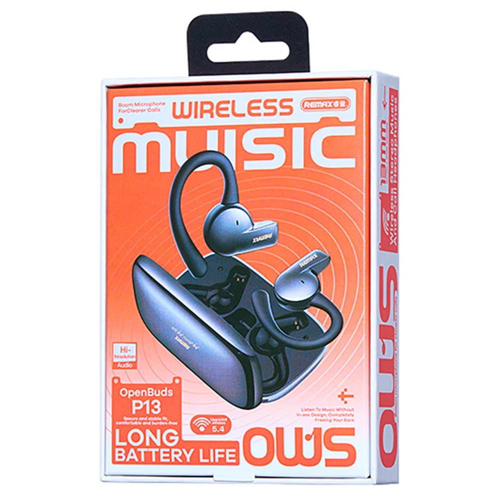 REMAX Openbuds P13 Wireless Stereo Earbuds Bluetooth-compatible Earphone Music Calling Earhooks with Charging Case