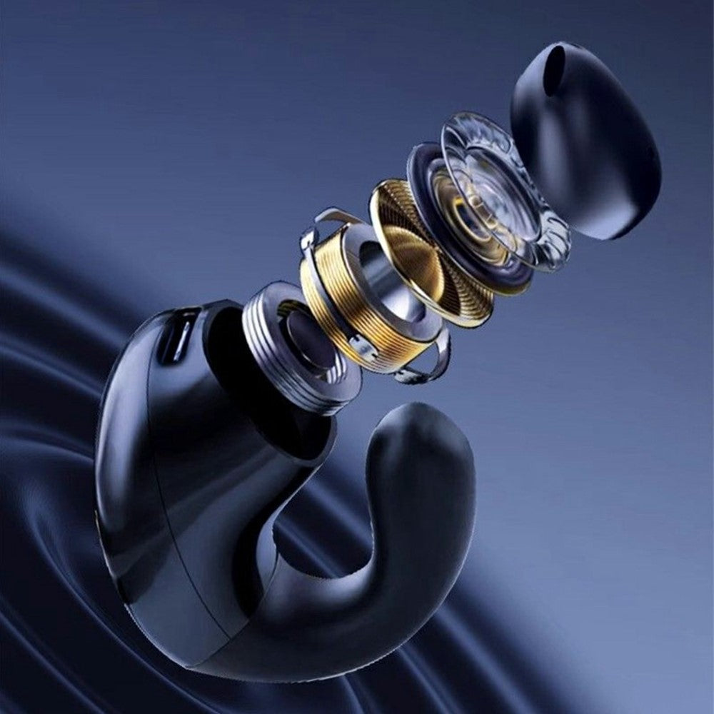 i66 Bluetooth-compatible Earbuds Semi In Ear Clip On ENC Noise Reduction Wireless Earphones