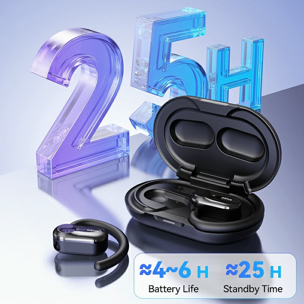 MBLUE H06 OWS Wireless Sports Earphones ENC Noise Reduction Bluetooth-compatible Headphones