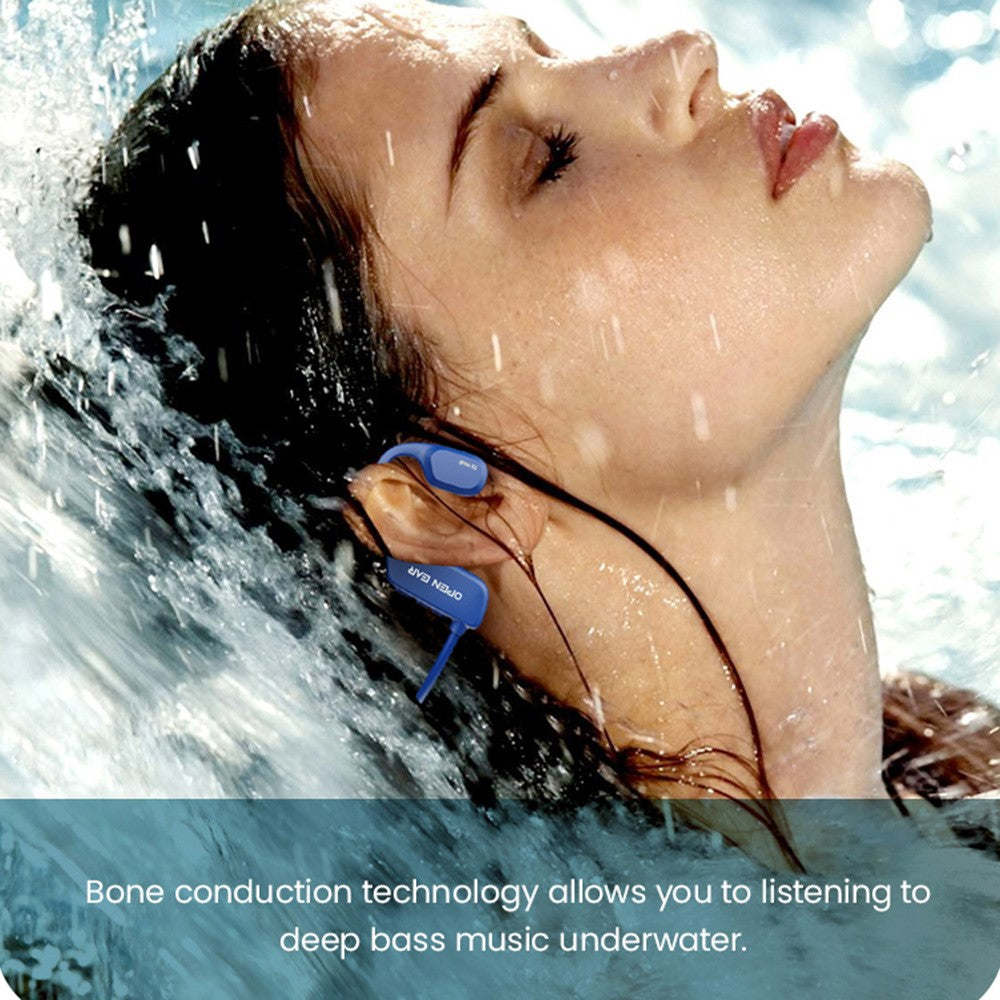 Openear Bone X2 IP68 Waterproof Bone Conduction Bluetooth-compatible Headphones with 8G Memory for Swimming
