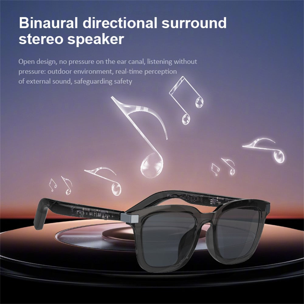 G06-L Bluetooth-compatible Wireless Music Glasses Smart Eyewear with Built-In Microphone / Speaker