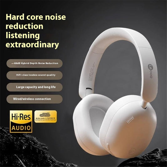 LENOVO LECOO ES210 Foldable Bluetooth-Compatible Headphones Stereo 15H Playtime Over-Ear Wireless Headset