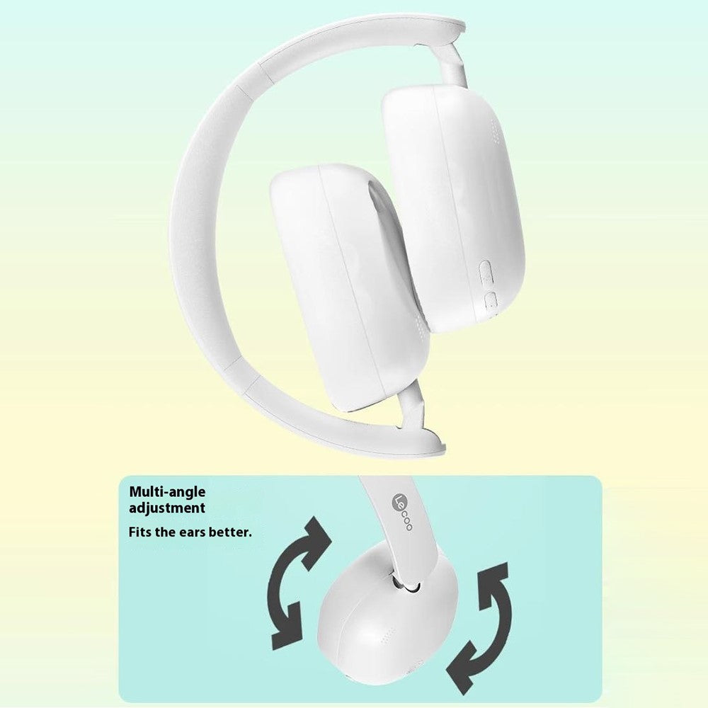 LENOVO LECOO ES210 Foldable Bluetooth-Compatible Headphones Stereo 15H Playtime Over-Ear Wireless Headset