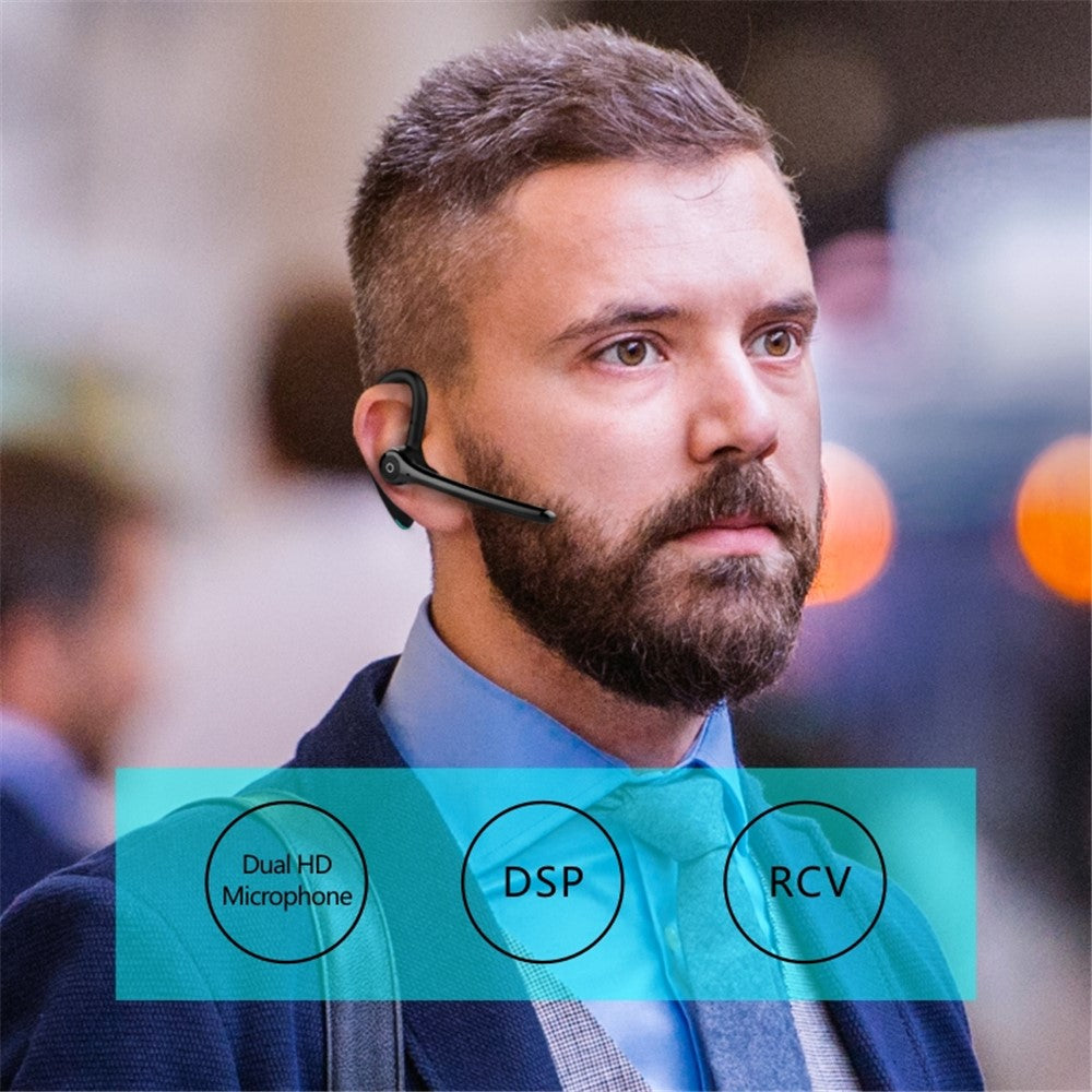 F910 Noise Canceling Bluetooth-compatible 5.0 Earphones Wireless Hands-free Stereo Headset with Mic for Smart Phone