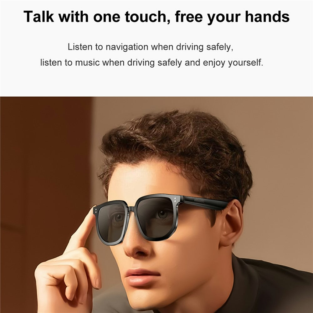 V1PRO Smart Glasses Bluetooth-Compatible Music Hands Free Calling UV Protection Eyeglasses