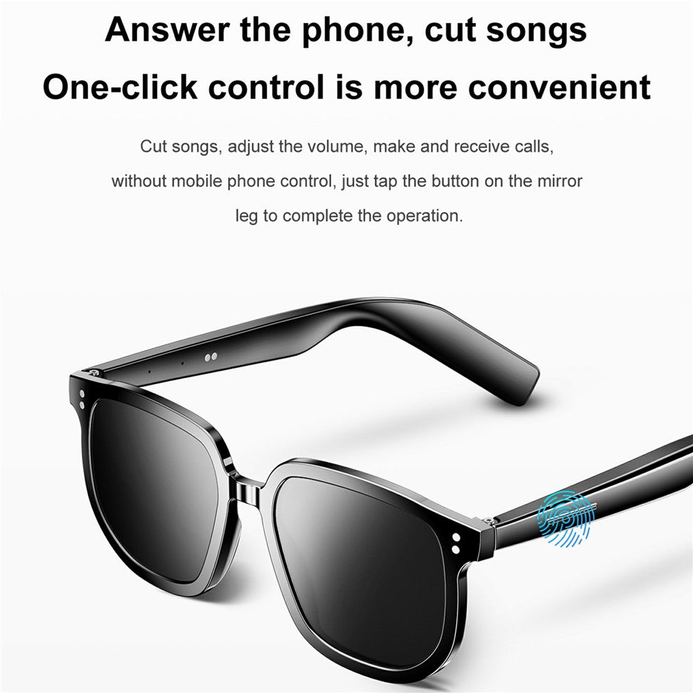 V1PRO Smart Glasses Bluetooth-Compatible Music Hands Free Calling UV Protection Eyeglasses