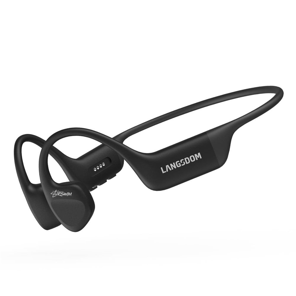 LANGSDOM BE15 Bone Conduction Bluetooth-Compatible Open Ear Headphones Built In 32G Storage