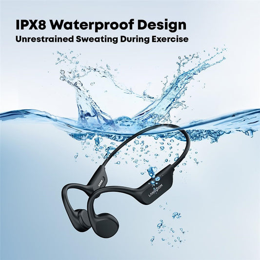 LANGSDOM BE17 IPX8 Waterproof Bone Conduction Bluetooth-Compatible Headphones Built In 32G Storage