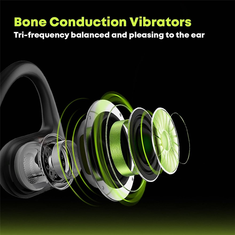 LANGSDOM BE17 IPX8 Waterproof Bone Conduction Bluetooth-Compatible Headphones Built In 32G Storage
