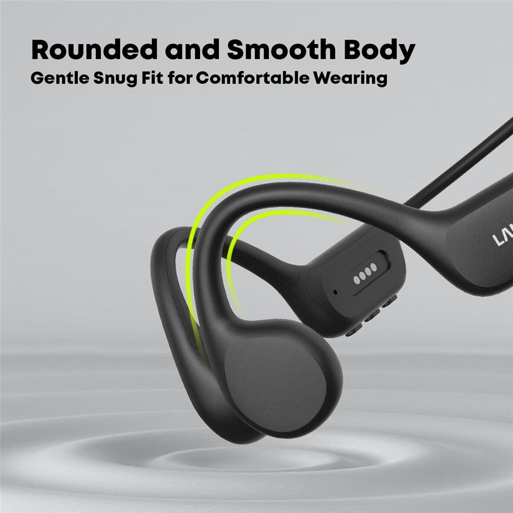 LANGSDOM BE17 IPX8 Waterproof Bone Conduction Bluetooth-Compatible Headphones Built In 32G Storage