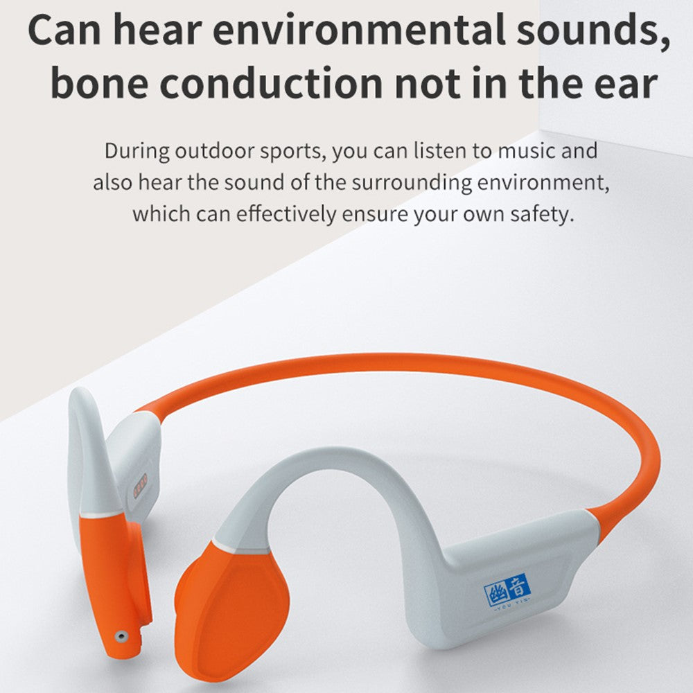 YOUYIN WY998-Plus Built In 32G Memory IPX8 Waterproof Bone Conduction Sports Headphones for Swimming