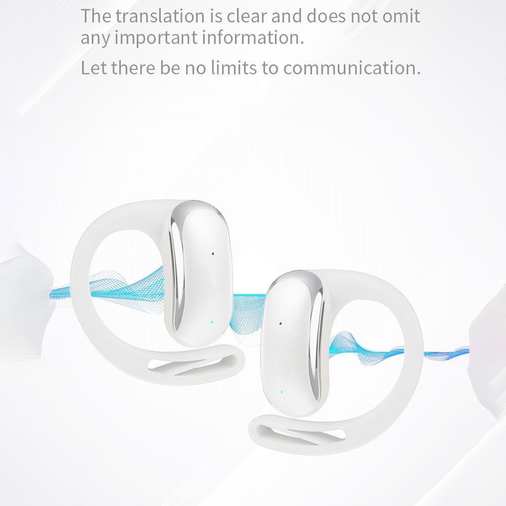 T25 OWS Bluetooth-Compatible Earbuds Multi Language Translation Wireless Music Earphones