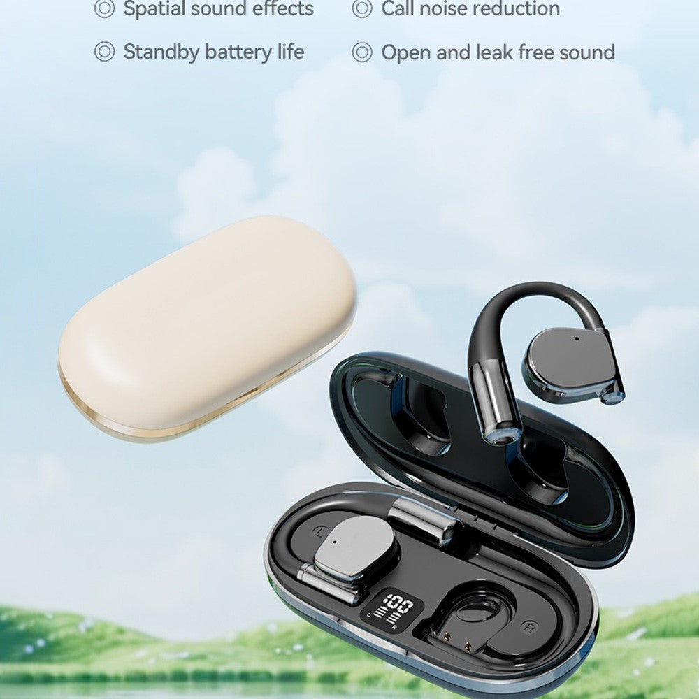 M111 Bluetooth-Compatible 5.4 Earbuds Noise Reduction HD Audio Open Ear Wireless Headphones