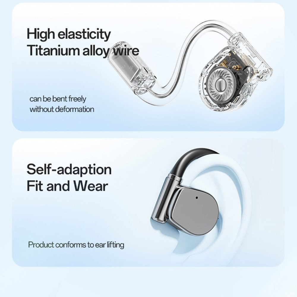 M111 Bluetooth-Compatible 5.4 Earbuds Noise Reduction HD Audio Open Ear Wireless Headphones