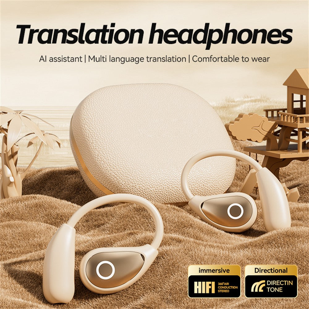 M95 HiFi Sound Bluetooth-Compatible Earphones 144 Languages AI Translation Sports Earbuds