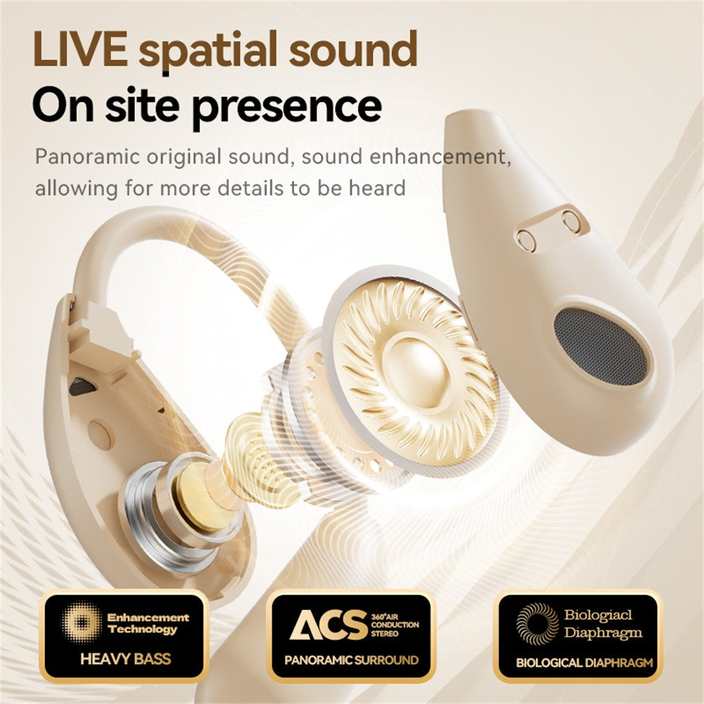 M95 HiFi Sound Bluetooth-Compatible Earphones 144 Languages AI Translation Sports Earbuds