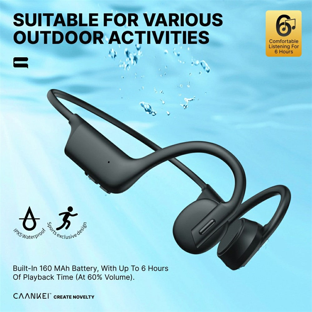 KO8 Bone Conduction Headset Wireless Sports Headphones Waterproof Earphones